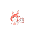 Bunny Version : CUTE LITTLE BUNNY（個別スタンプ：7）