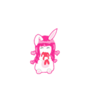 Bunny Version : CUTE LITTLE BUNNY（個別スタンプ：8）