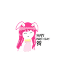 Bunny Version : CUTE LITTLE BUNNY（個別スタンプ：9）