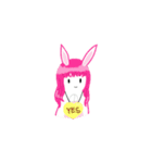 Bunny Version : CUTE LITTLE BUNNY（個別スタンプ：12）