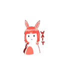 Bunny Version : CUTE LITTLE BUNNY（個別スタンプ：15）