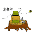 背中で語る日常（個別スタンプ：38）