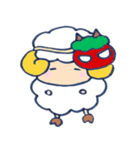 夏休みひつじ（個別スタンプ：15）