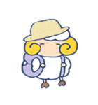 夏休みひつじ（個別スタンプ：20）