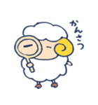夏休みひつじ（個別スタンプ：21）