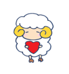夏休みひつじ（個別スタンプ：24）