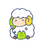 夏休みひつじ（個別スタンプ：34）