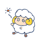 夏休みひつじ（個別スタンプ：36）