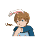 Couples bunny cat style（個別スタンプ：19）