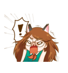 Couples bunny cat style（個別スタンプ：25）