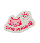 ねこにゃんステッカー（個別スタンプ：16）