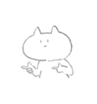 ねこ（真顔）（個別スタンプ：21）