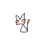 クレヨン猫（個別スタンプ：2）