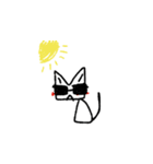 クレヨン猫（個別スタンプ：6）