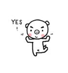 Small stupid pig 2（個別スタンプ：7）
