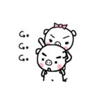 Small stupid pig 2（個別スタンプ：40）