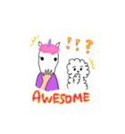ユニコーンヘッド・ガール（個別スタンプ：4）