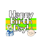 ぶ～吉のありがと~Happy Birthdayでか文字2（個別スタンプ：36）