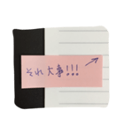 ふせん貼ります。（個別スタンプ：3）