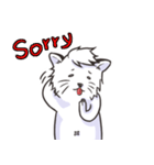 White lion！（個別スタンプ：8）