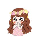 GiGi Cuties Girl（個別スタンプ：4）