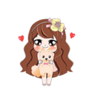 GiGi Cuties Girl（個別スタンプ：31）