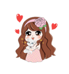 GiGi Cuties Girl（個別スタンプ：32）