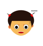HAPPY BIG EYE DOLL（個別スタンプ：1）