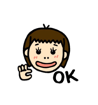 おかっぱちゃんですよ。（個別スタンプ：6）