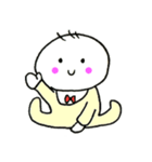 まるもち赤ちゃん（個別スタンプ：7）