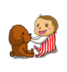 愛犬プードルの日常！（個別スタンプ：24）
