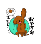 愛犬プードルの日常！（個別スタンプ：25）