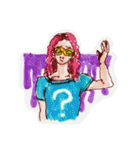 Tシャツなひとびと（個別スタンプ：4）