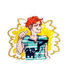 Tシャツなひとびと（個別スタンプ：9）