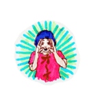 Tシャツなひとびと（個別スタンプ：16）