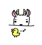 山羊さんと小鳥さん（個別スタンプ：38）