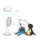 くまくまペンギンたまに牛（改訂増強版）（個別スタンプ：7）