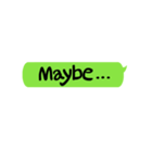 just words（個別スタンプ：6）