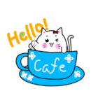 マシュマロねこちゃん（個別スタンプ：9）
