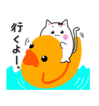 マシュマロねこちゃん（個別スタンプ：35）