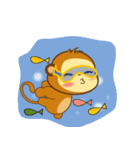 Always Having Fun Monkeys_3（個別スタンプ：32）