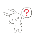 白目うさぎさん（個別スタンプ：2）