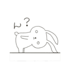 白目うさぎさん（個別スタンプ：10）