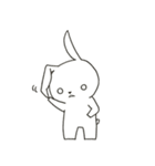 白目うさぎさん（個別スタンプ：26）