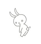 白目うさぎさん（個別スタンプ：27）
