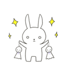 白目うさぎさん（個別スタンプ：34）