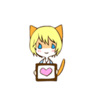 the kitten boy（個別スタンプ：3）