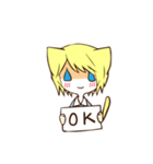 the kitten boy（個別スタンプ：19）