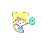 the kitten boy（個別スタンプ：21）