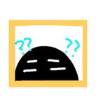 黒い人〜日常会話〜（個別スタンプ：31）